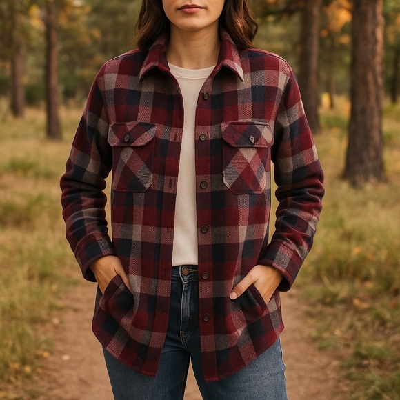 NWT Casa Cabana Sienna Plaid Shirt XS - Picture 2 of 13